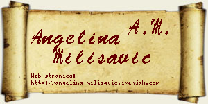 Angelina Milisavić vizit kartica